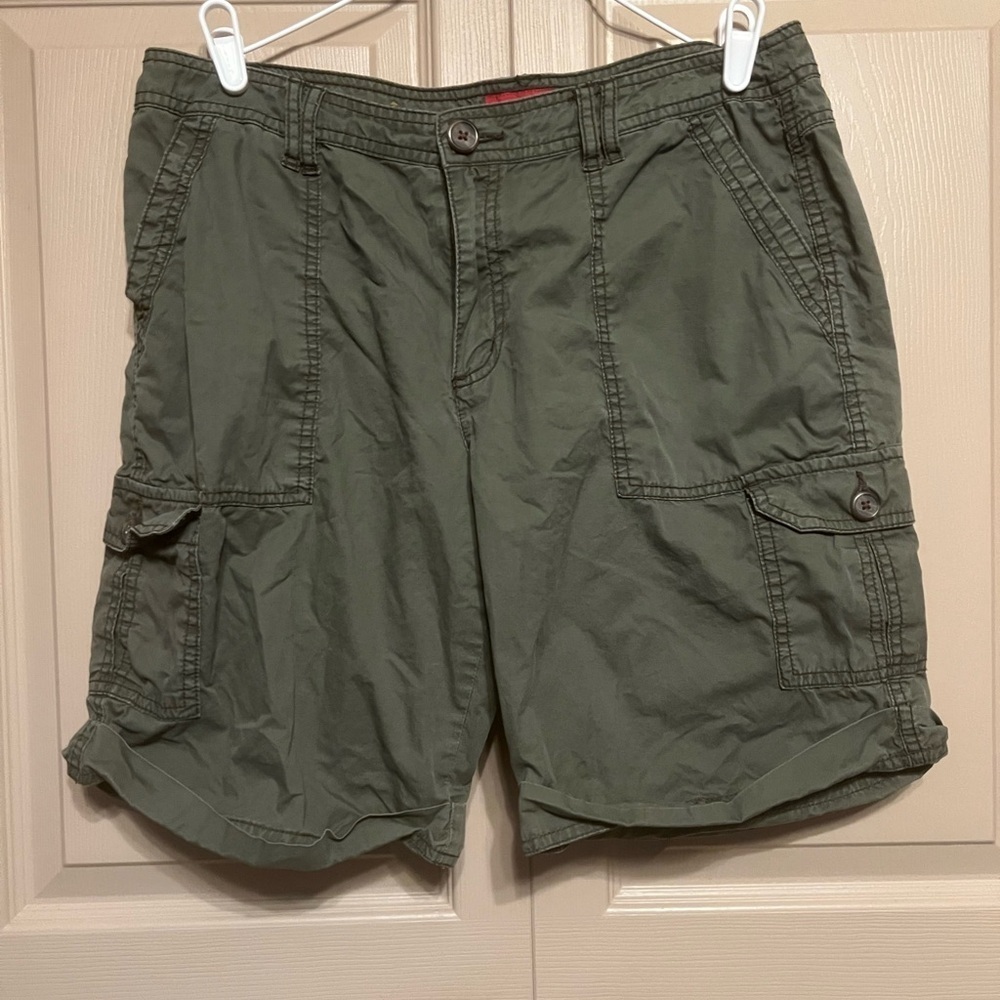 Merona Forest Green Women's Cargo Shorts